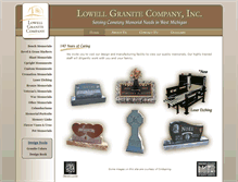 Tablet Screenshot of lowellgranite.com